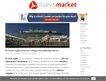 Tablet Screenshot of nuevomarket.com